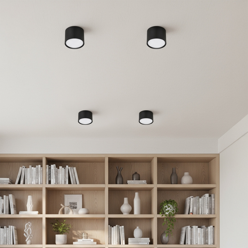 BRILAGI - LED RGB+CCT Stmívatelné bodové svítidlo SMOOTH 1xGX53/14W/230V 60x82 mm 2700-6500K Wi-Fi Tuya černá
