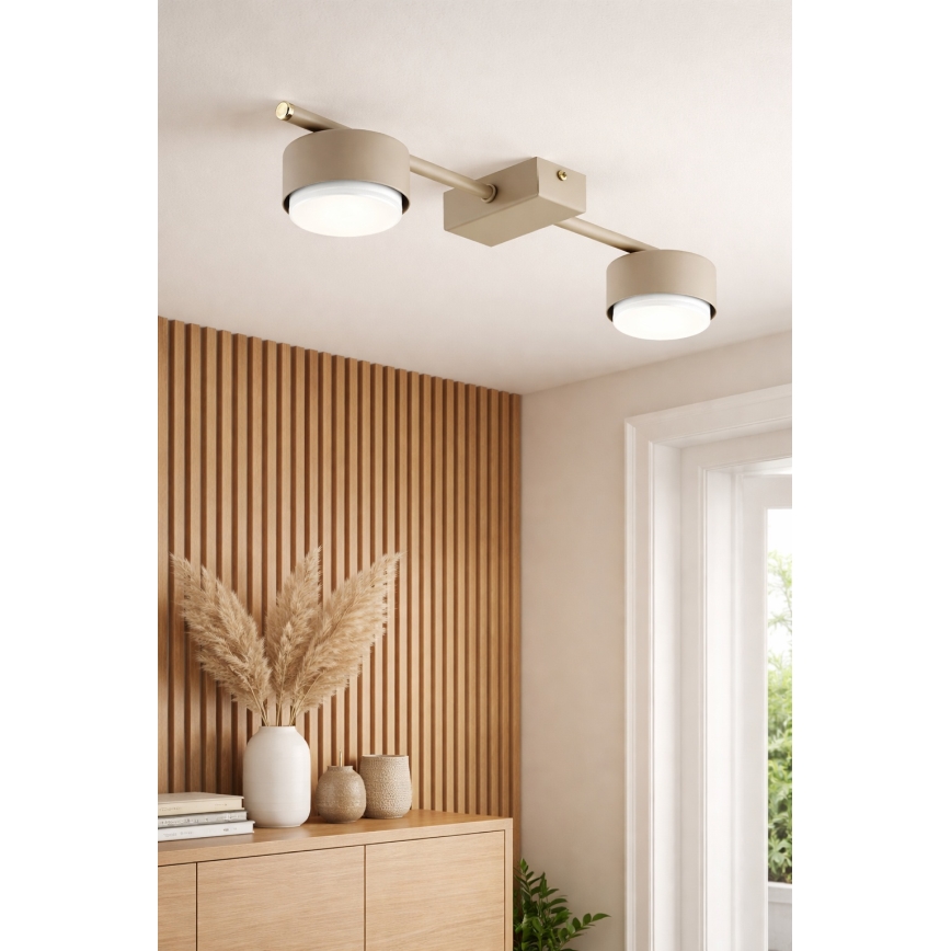 Brilagi - LED RGB+CCT Stmívatelné bodové svítidlo MONO 2xGX53/14W/230V 2700-6500K Wi-Fi Tuya béžová