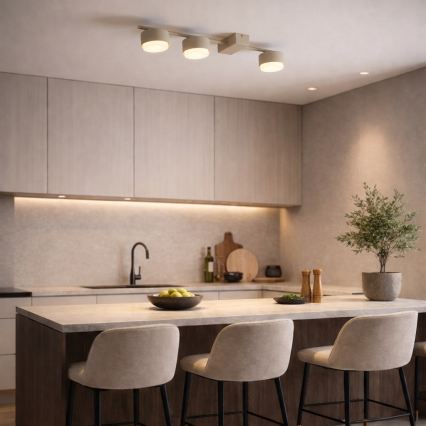 BRILAGI - LED RGB+CCT Stmívatelné bodové svítidlo MONO 3xGX53/14W/230V 2700-6500K Wi-Fi Tuya béžová