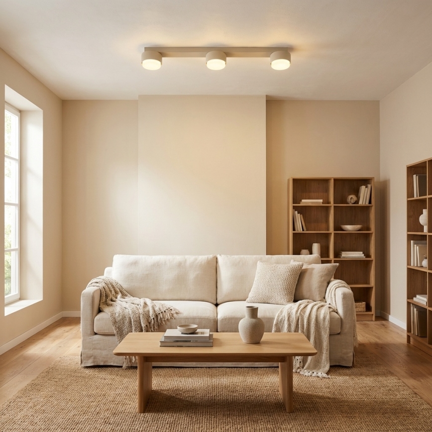Brilagi - LED RGB+CCT Stmívatelné bodové svítidlo MONO 3xGX53/14W/230V 2700-6500K Wi-Fi Tuya béžová