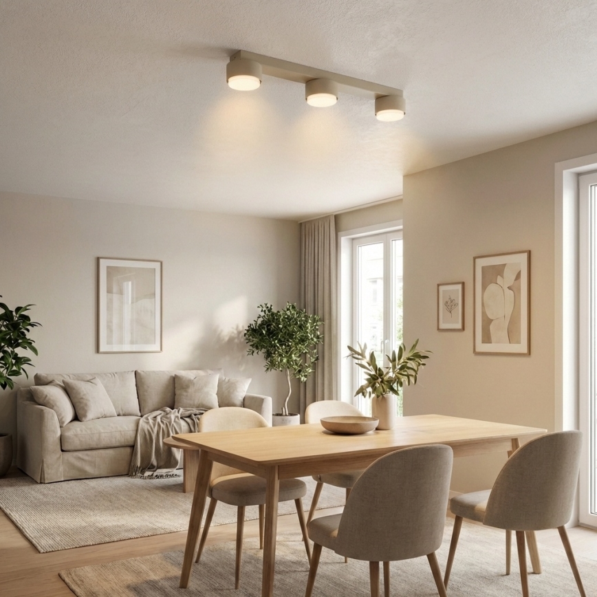 Brilagi - LED RGB+CCT Stmívatelné bodové svítidlo MONO 3xGX53/14W/230V 2700-6500K Wi-Fi Tuya béžová