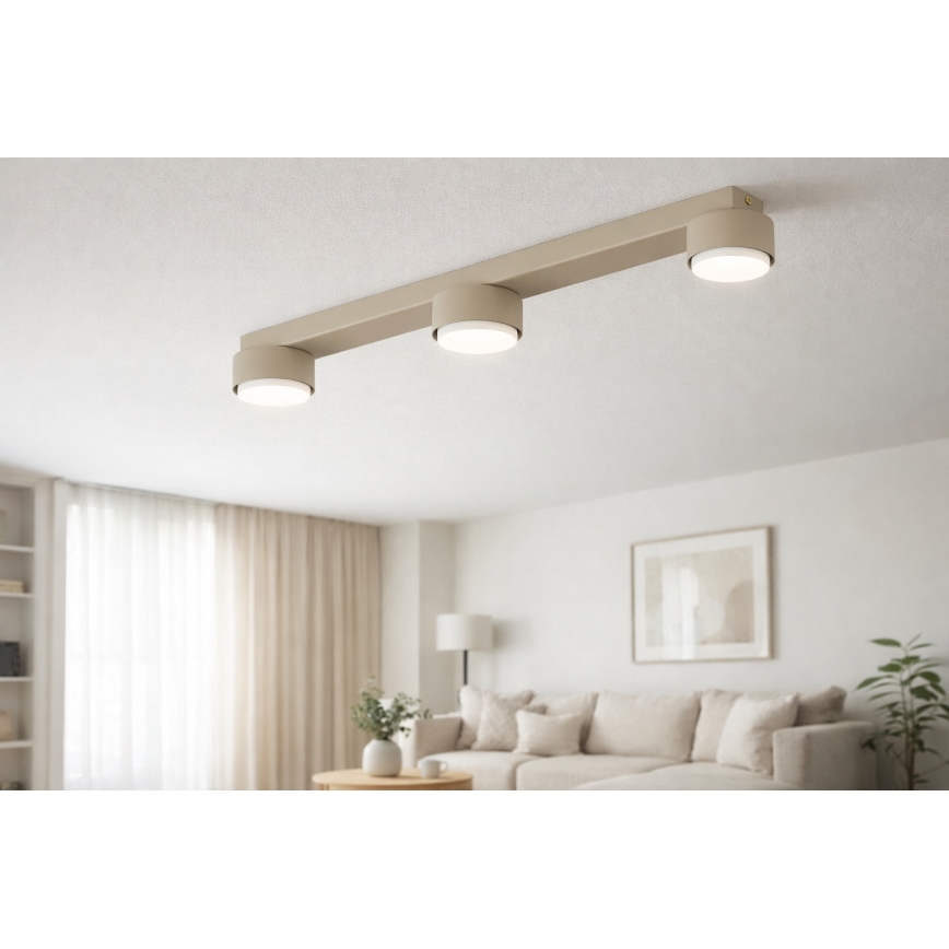 Brilagi - LED RGB+CCT Stmívatelné bodové svítidlo MONO 3xGX53/14W/230V 2700-6500K Wi-Fi Tuya béžová