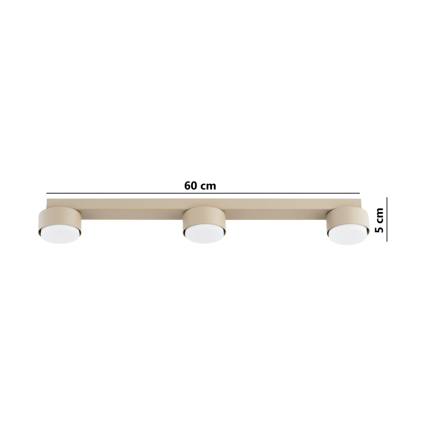 Brilagi - LED RGB+CCT Stmívatelné bodové svítidlo MONO 3xGX53/14W/230V 2700-6500K Wi-Fi Tuya béžová