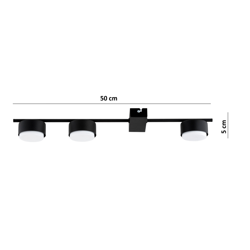 BRILAGI - LED RGB+CCT Stmívatelné bodové svítidlo MONO 3xGX53/14W/230V 2700-6500K Wi-Fi Tuya černá