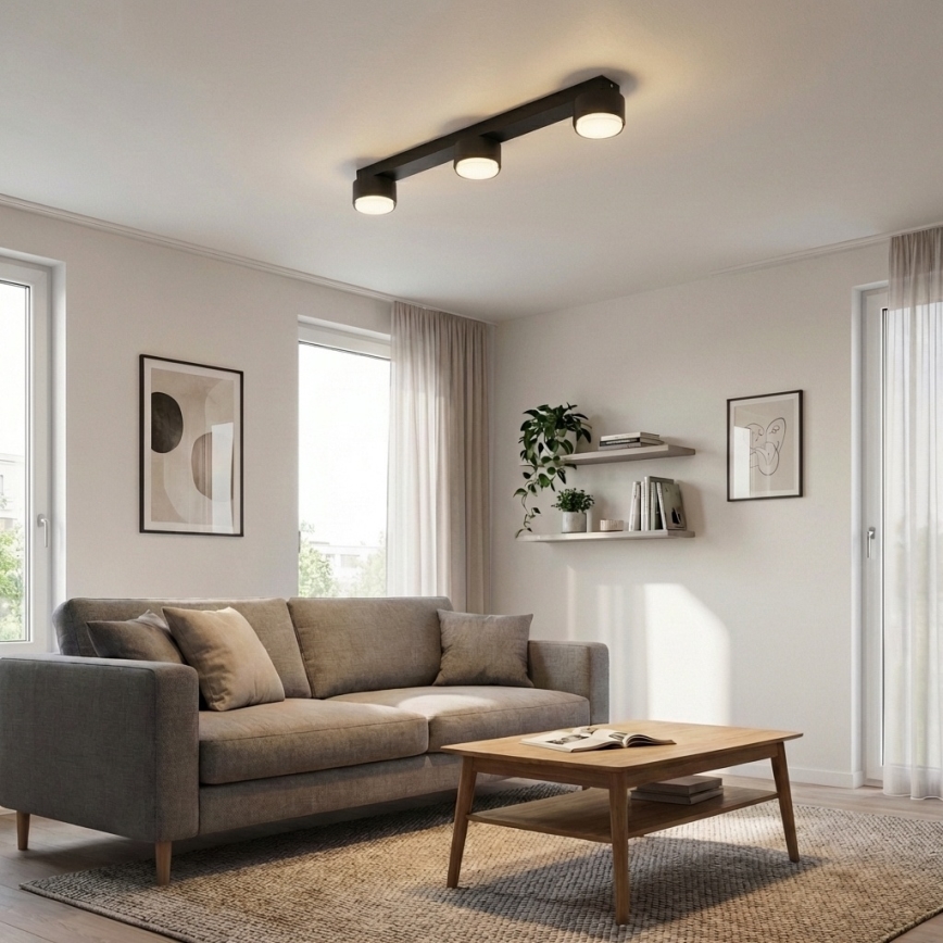 Brilagi - LED RGB+CCT Stmívatelné bodové svítidlo MONO 3xGX53/14W/230V 2700-6500K Wi-Fi Tuya černá