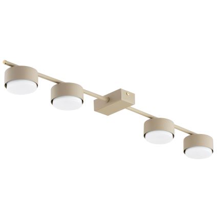 BRILAGI - LED RGB+CCT Stmívatelné bodové svítidlo MONO 4xGX53/14W/230V 2700-6500K Wi-Fi Tuya béžová