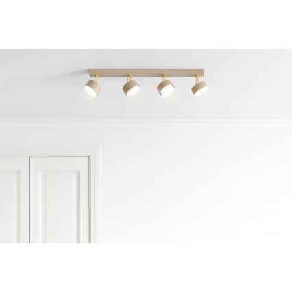 Brilagi - LED RGB+CCT Stmívatelné bodové svítidlo MONO 4xGX53/14W/230V 2700-6500K Wi-Fi Tuya béžová