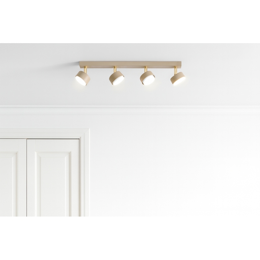 Brilagi - LED RGB+CCT Stmívatelné bodové svítidlo MONO 4xGX53/14W/230V 2700-6500K Wi-Fi Tuya béžová