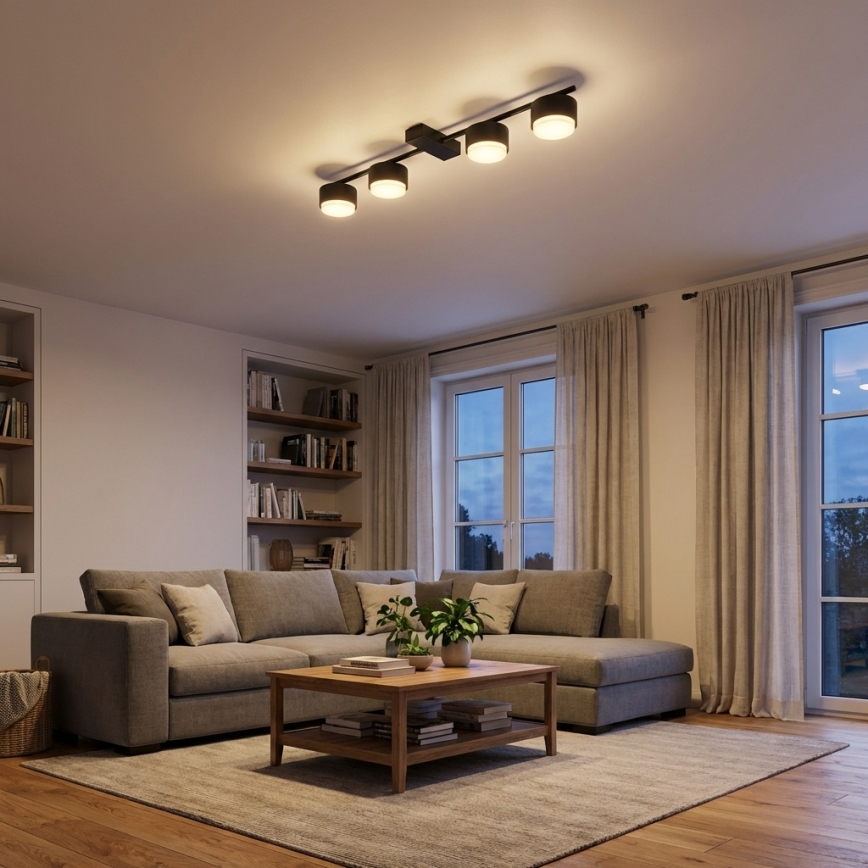 Brilagi - LED RGB+CCT Stmívatelné bodové svítidlo MONO 4xGX53/14W/230V 2700-6500K Wi-Fi Tuya černá