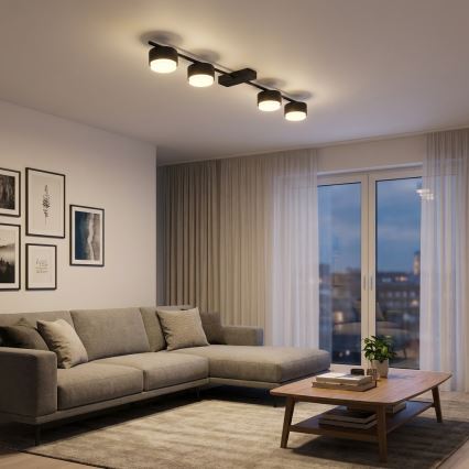 Brilagi - LED RGB+CCT Stmívatelné bodové svítidlo MONO 4xGX53/14W/230V 2700-6500K Wi-Fi Tuya černá