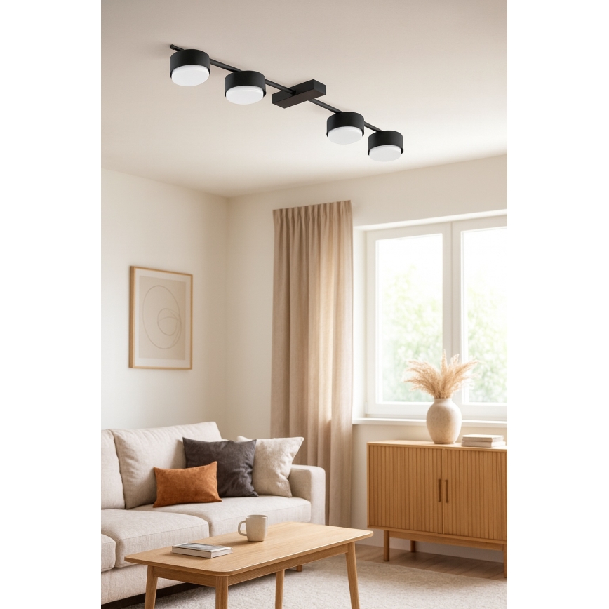 Brilagi - LED RGB+CCT Stmívatelné bodové svítidlo MONO 4xGX53/14W/230V 2700-6500K Wi-Fi Tuya černá