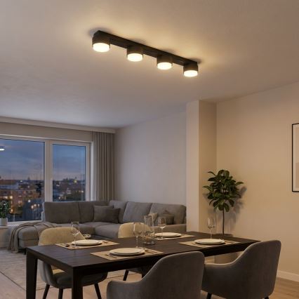 Brilagi - LED RGB+CCT Stmívatelné bodové svítidlo MONO 4xGX53/14W/230V 2700-6500K Wi-Fi Tuya černá