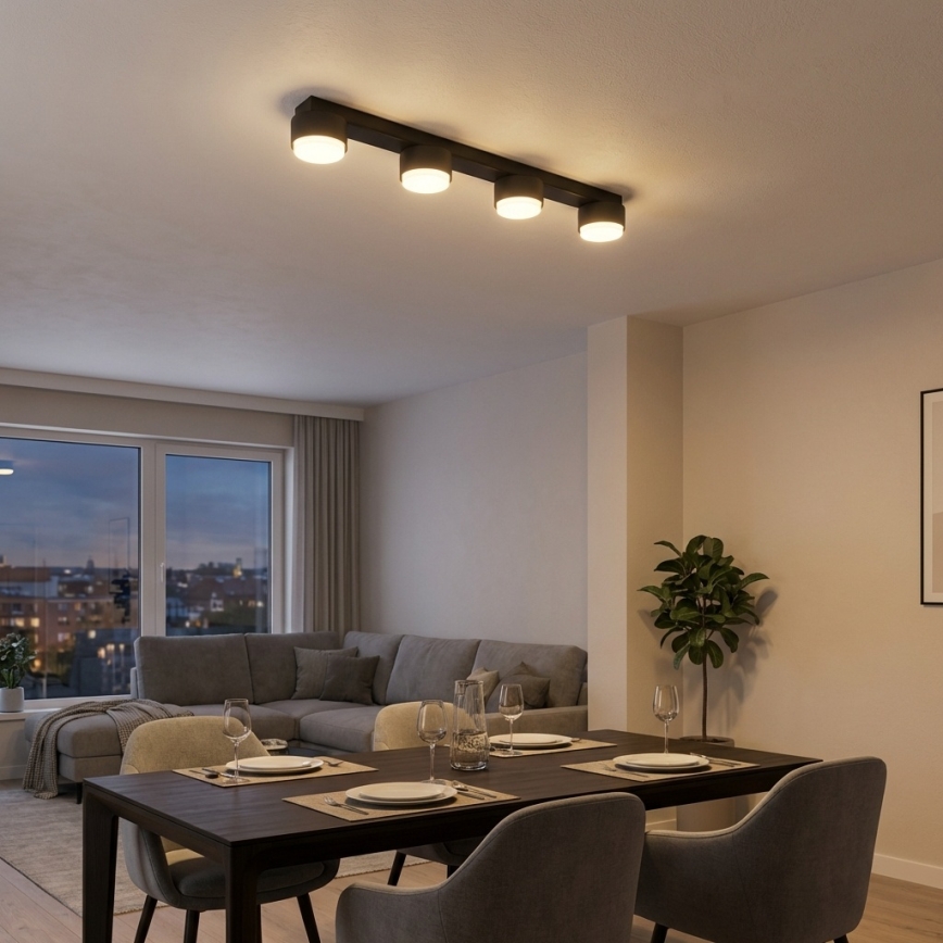 Brilagi - LED RGB+CCT Stmívatelné bodové svítidlo MONO 4xGX53/14W/230V 2700-6500K Wi-Fi Tuya černá