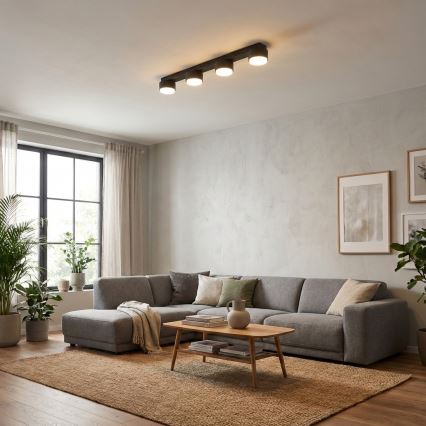 Brilagi - LED RGB+CCT Stmívatelné bodové svítidlo MONO 4xGX53/14W/230V 2700-6500K Wi-Fi Tuya černá