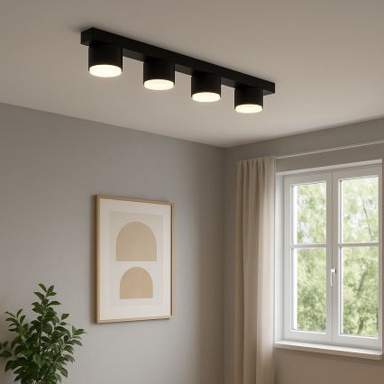Brilagi - LED RGB+CCT Stmívatelné bodové svítidlo MONO 4xGX53/14W/230V 2700-6500K Wi-Fi Tuya černá