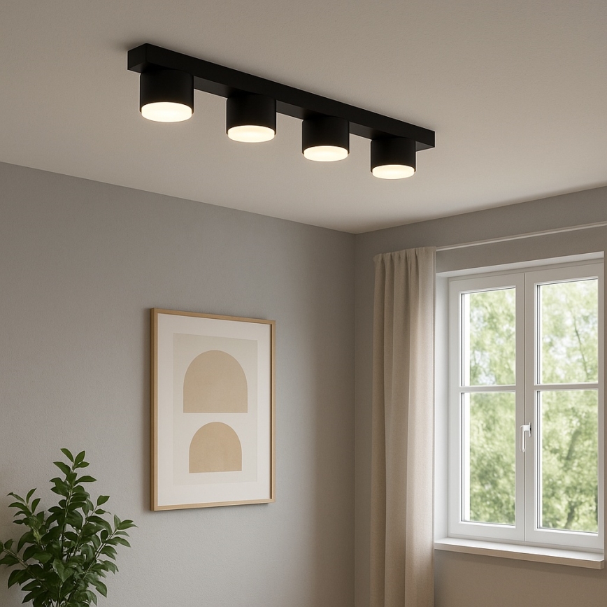 Brilagi - LED RGB+CCT Stmívatelné bodové svítidlo MONO 4xGX53/14W/230V 2700-6500K Wi-Fi Tuya černá
