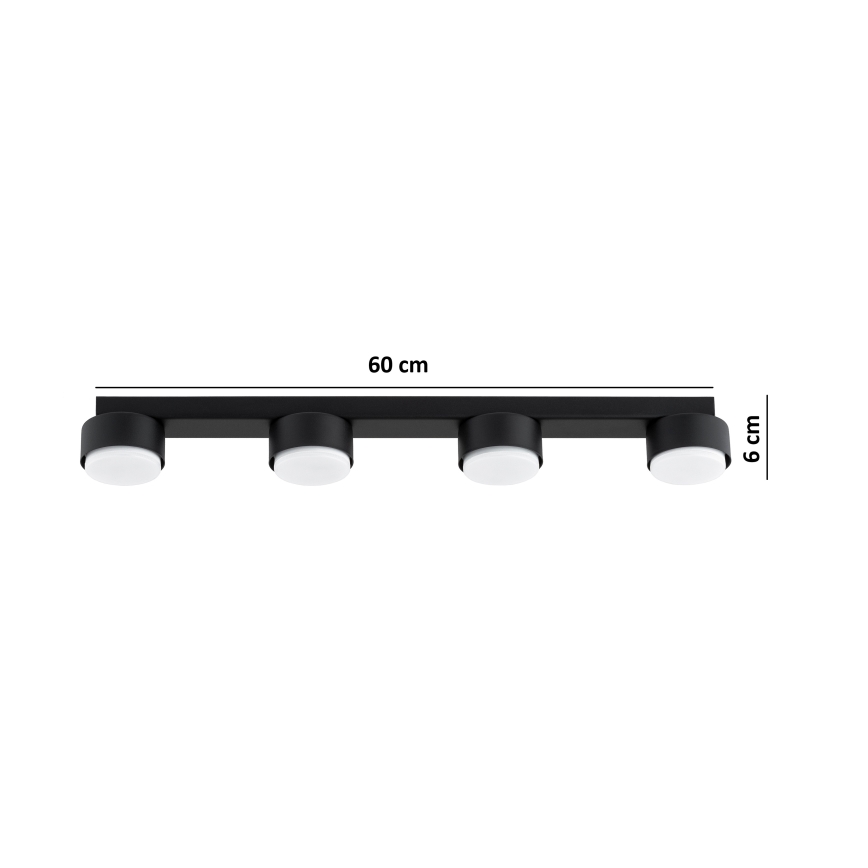 Brilagi - LED RGB+CCT Stmívatelné bodové svítidlo MONO 4xGX53/14W/230V 2700-6500K Wi-Fi Tuya černá