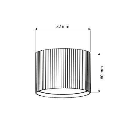 Brilagi - LED RGB+CCT Stmívatelné bodové svítidlo STRIPY 1xGX53/14W/230V 2700-6500K Wi-Fi Tuya zlatá