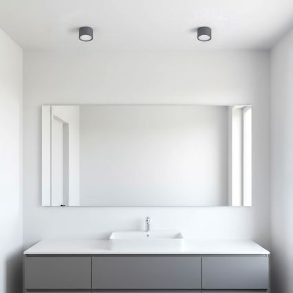 BRILAGI - LED RGB+CCT Stmívatelné koupelnové bodové svítidlo SMOOTH1xGX53/14W/230V 60x82 mm 2700-6500K Wi-Fi Tuya antracit IP54