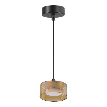 Brilagi - LED RGB+CCT Stmívatelný lustr na lanku AURA LUX 1xGX53/14W/230V 2700-6500K Wi-Fi Tuya černá/zlatá