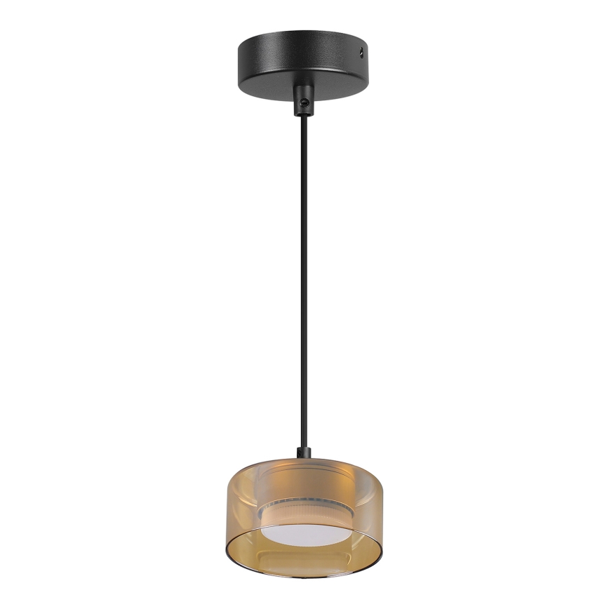 Brilagi - LED RGB+CCT Stmívatelný lustr na lanku AURA LUX 1xGX53/14W/230V 2700-6500K Wi-Fi Tuya černá/zlatá