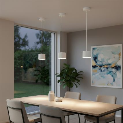 Brilagi - LED RGB+CCT Stmívatelný lustr na lanku STRIPY 1xGX53/14W/230V 2700-6500K Wi-Fi Tuya bílá