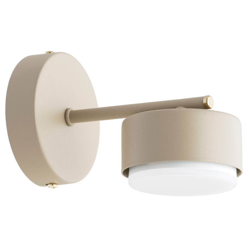 Brilagi - LED RBG+CCT Stmívatelná nástěnná lampa MONO 1xGX53/14W/230V 2700-6500K Wi-Fi Tuya béžová