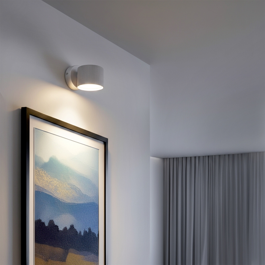 Brilagi - LED RGB+CCT Stmívatelné nástěnné bodové svítidlo STRIPY 1xGX53/14W/230V 2700-6500K Wi-Fi Tuya bílá