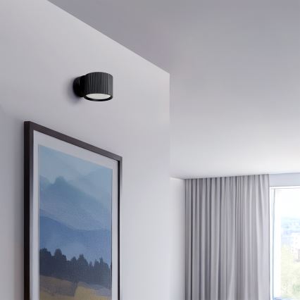 Brilagi - LED RGB+CCT Stmívatelné nástěnné bodové svítidlo STRIPY 1xGX53/14W/230V 2700-6500K Wi-Fi Tuya černá