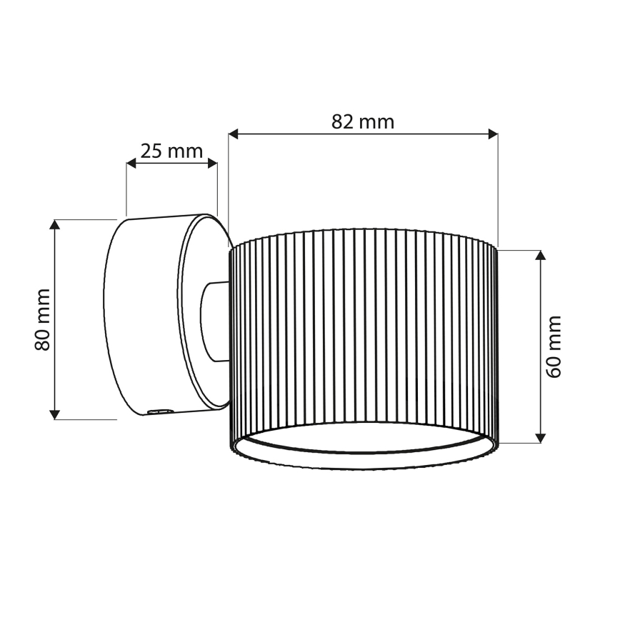 Brilagi - LED RGB+CCT Stmívatelné nástěnné bodové svítidlo STRIPY 1xGX53/14W/230V 2700-6500K Wi-Fi Tuya černá