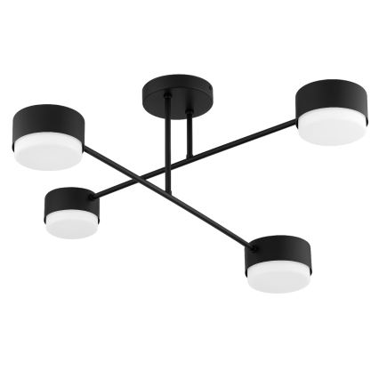 Brilagi - LED RGB+CCT Stmívatelný přisazený lustr MONO 4xGX53/14W/230V 2700-6500K Wi-Fi Tuya černá