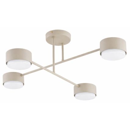 Brilagi - LED RGB+CCT Stmívatelný přisazený lustr MONO 4xGX53/14W/230V 2700-6500K Wi-Fi Tuya černá