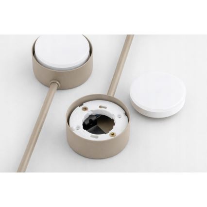 Brilagi - LED RGB+CCT Stmívatelný přisazený lustr MONO 4xGX53/14W/230V 2700-6500K Wi-Fi Tuya černá