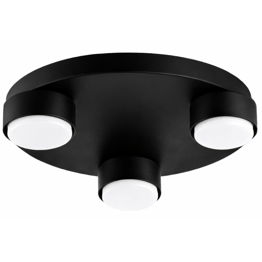 Brilagi - LED RGB+CCT Stmívatelné stropní svítidlo MONO 3xGX53/14W/230V 2700-6500K Wi-Fi Tuya pr. 30 cm černá