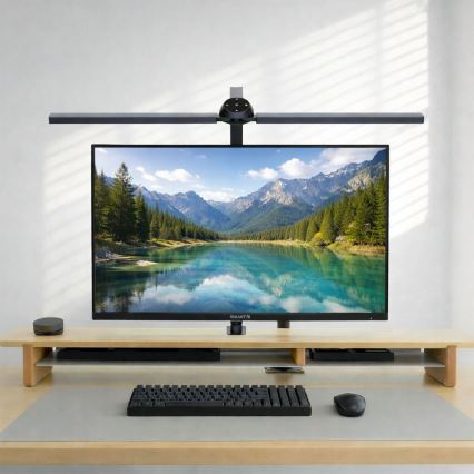 Brilagi - LED RGB Stmívatelná dotyková stolní lampa s klipem VARIO LED/18W/230V 3000-6500K CRI 96