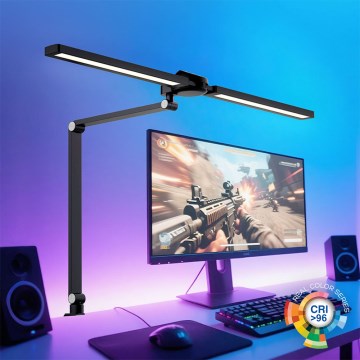 Brilagi - LED RGB Stmívatelná dotyková stolní lampa s klipem VARIO LED/18W/230V 3000-6500K CRI 96