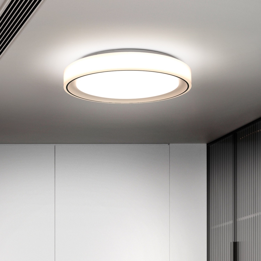 Brilagi - LED RGB Stmívatelné stropní svítidlo FLOCO LED/30W/230V 3000-6500K Wi-Fi Tuya + LED/6W + dálkové ovládání