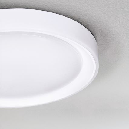 Brilagi - LED RGB Stmívatelné stropní svítidlo FLOCO LED/30W/230V 3000-6500K Wi-Fi Tuya + LED/6W + dálkové ovládání