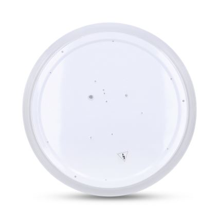 Brilagi - LED RGB Stmívatelné stropní svítidlo FLOCO LED/30W/230V 3000-6500K Wi-Fi Tuya + LED/6W + dálkové ovládání