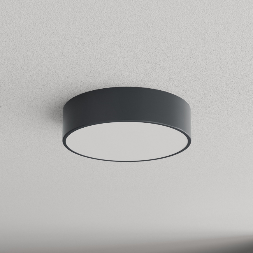 BRILAGI - LED RGBW Stmívatelné koupelnové stropní svítidlo CLARE 2xE27/12W/230V pr. 30 cm antracit IP54