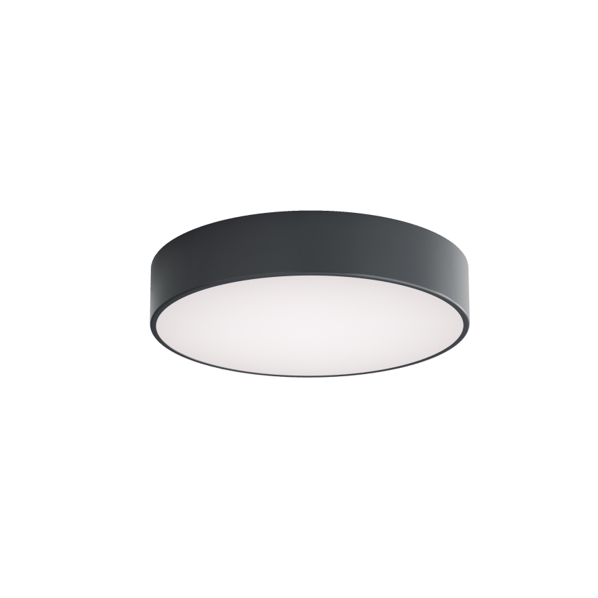 Brilagi - LED RGBW Stmívatelné koupelnové stropní svítidlo CLARE 3xE27/12W/230V pr. 40 cm antracit IP54
