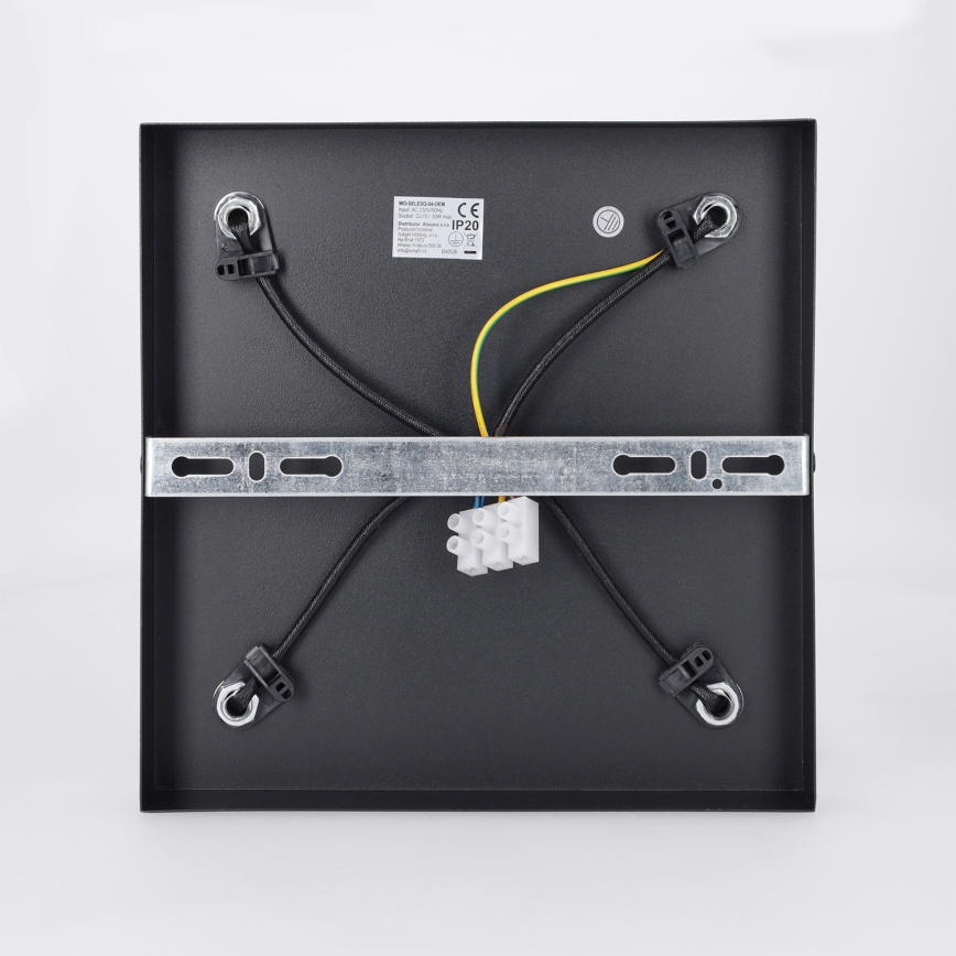 Brilagi - LED RGBW Stmívatelné bodové svítidlo SELE SQUARE 4xGU10/6,5W/230V 2700-6500K černá/zlatá