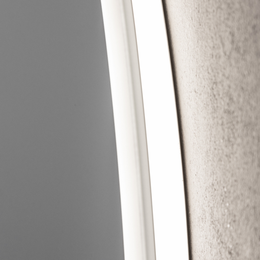 Brilagi - LED RGBW Koupelnové vyhřívané zrcadlo CLARA PRO LED/19W/230V pr. 60 cm IP44 CRI 90 stmívatelné + CCT + dálkové ovládání