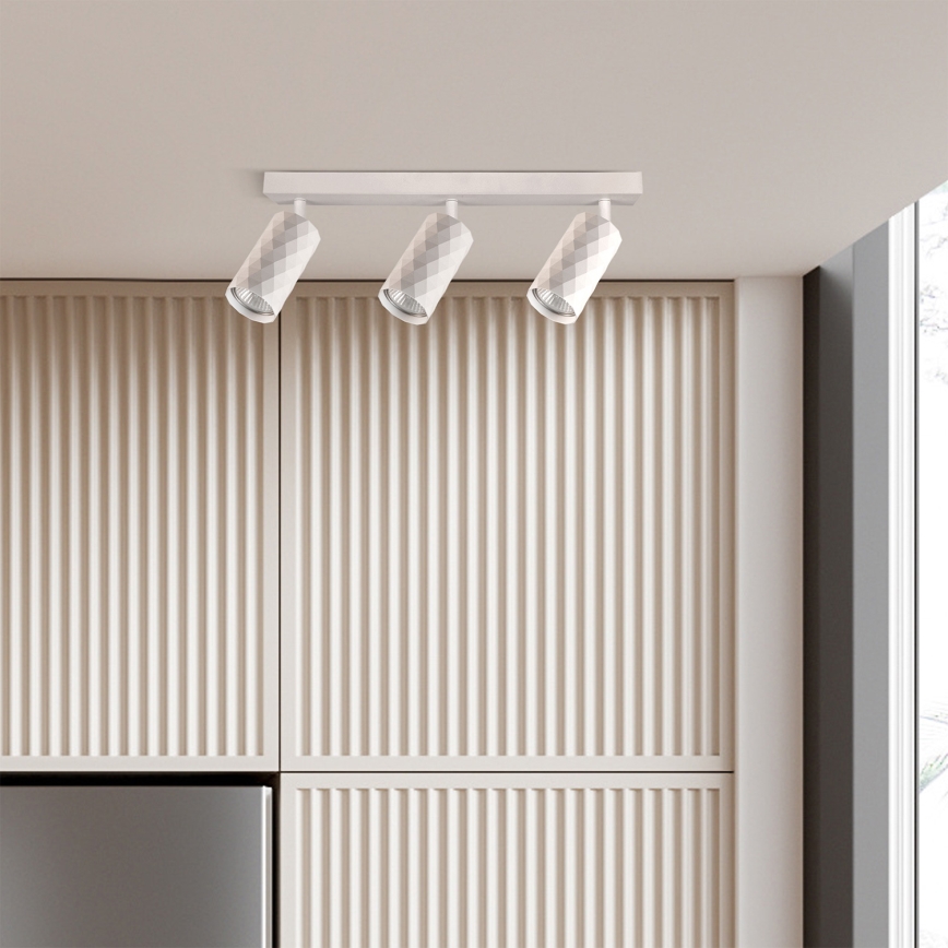 Brilagi - LED RGBW Stmívatelné bodové svítidlo SELE DIAMANT 3xGU10/6W/230V 3000K bílá + dálkové ovládání