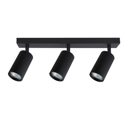 Brilagi - LED RGBW Stmívatelné bodové svítidlo SELE MODERN 3xGU10/4,8W/230V 3000K černá + dálkové ovládání