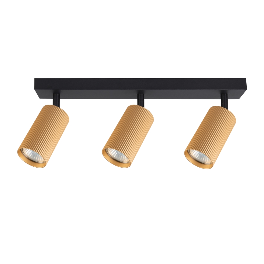 Brilagi - LED RGBW Stmívatelné bodové svítidlo SELE MODERN 3xGU10/4,8W/230V 3000K zlatá + dálkové ovládání