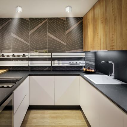 Brilagi - LED RGBW Stmívatelné bodové svítidlo MIA 1xGU10/30W/230V 2700-6500K Wi-Fi 84x80 mm bílá