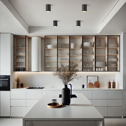 Brilagi - LED RGBW Stmívatelné bodové svítidlo TRINE 1xGU10/30W/230V 3000K Wi-Fi černá/zlatá