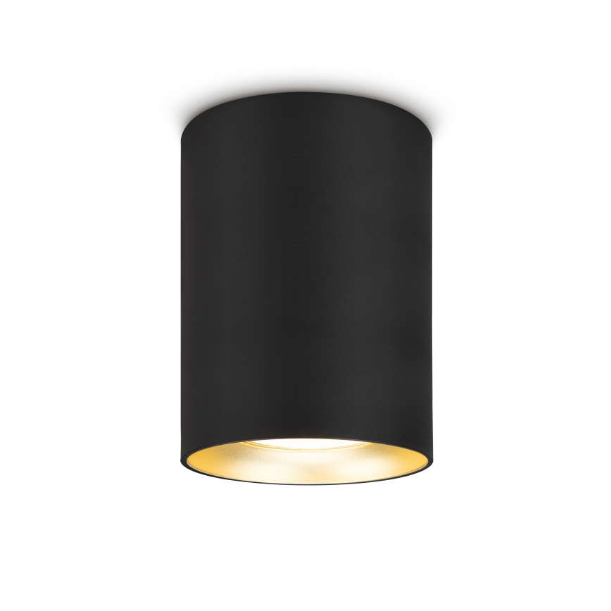 Brilagi - LED RGBW Stmívatelné bodové svítidlo TRINE 1xGU10/4,8W/230V 3000K černá/zlatá + dálkové ovládání