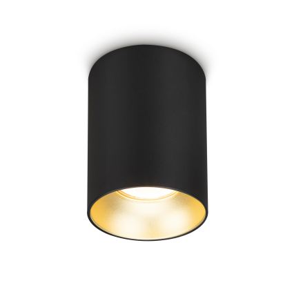 Brilagi - LED RGBW Stmívatelné bodové svítidlo TRINE 1xGU10/4,8W/230V 3000K černá/zlatá + dálkové ovládání